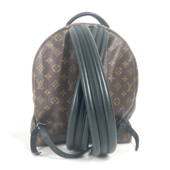 LOUIS VUITTON M44874 Monogram Palm Springs backpack MM Brown/Black - Picture 8 of 14